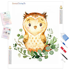 Cute Cartoon Owl | Diamond Painting