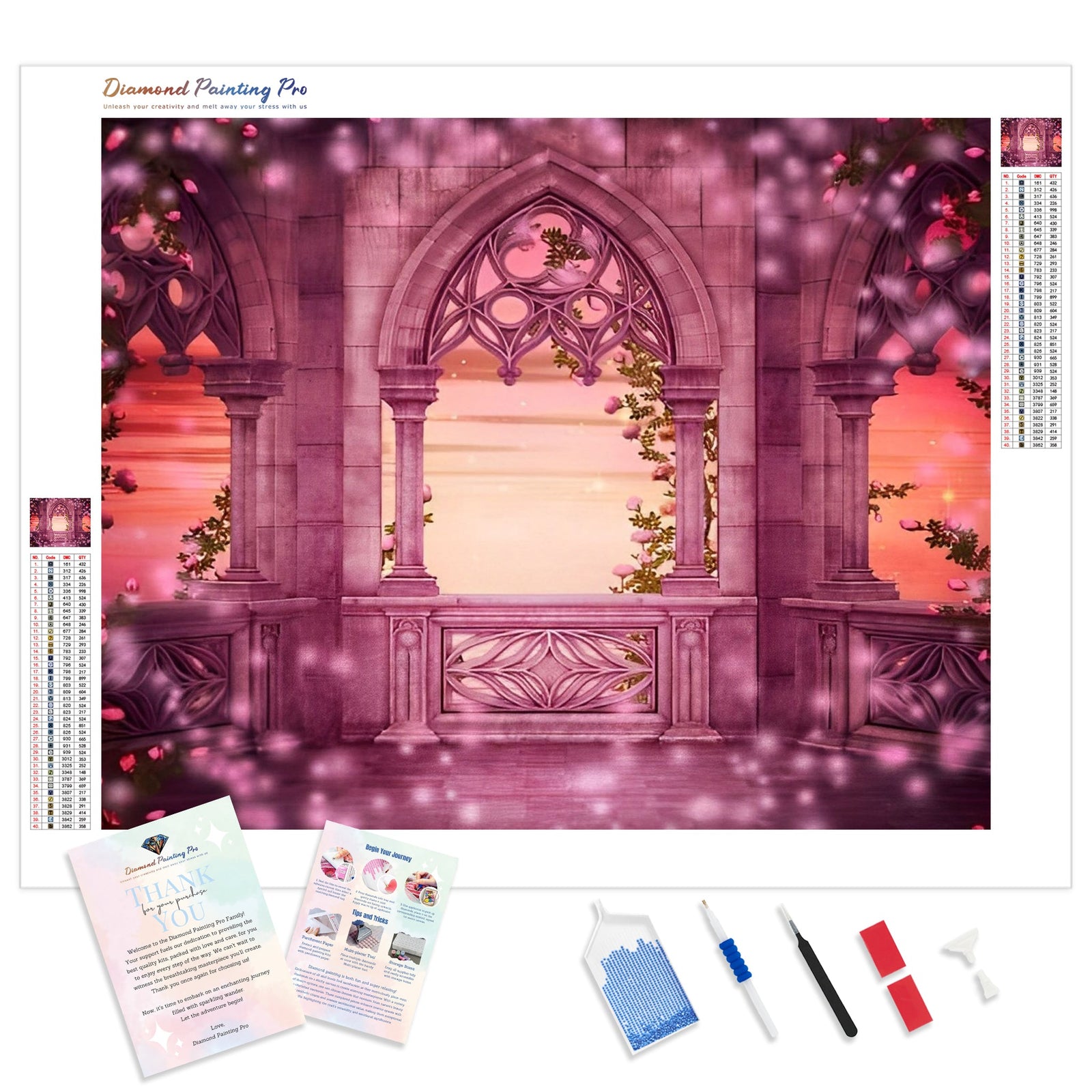 Climb Up My Castle | Diamond Painting Kit - Full Drill - Square or Round Diamonds with AB Drills Option