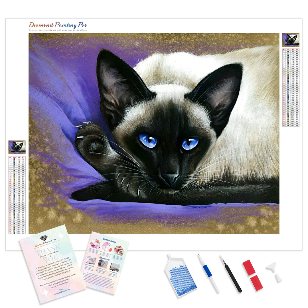 Siamese Cat | Diamond Painting