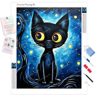 Starry Sky Cat | Diamond Painting