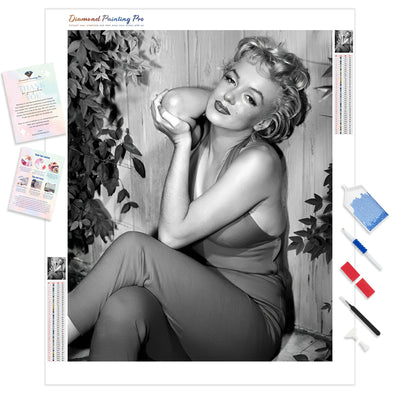 Chic Marilyn Monroe | Diamond Painting Kit - Full Drill - Square or Round Diamonds with AB Drills Option