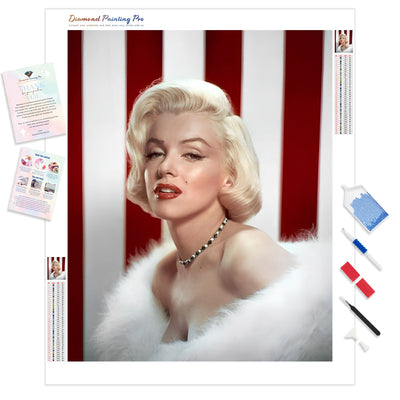 Beautiful Marilyn Monroe | Diamond Painting Kit - Full Drill - Square or Round Diamonds with AB Drills Option