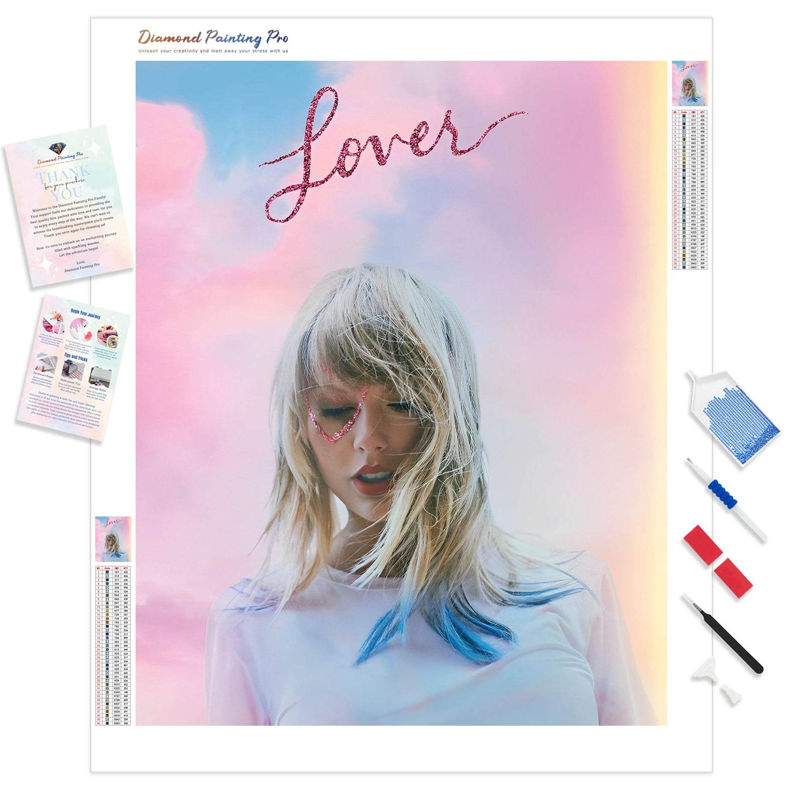 Taylor Swift | Diamond Painting Kit - Full Drill - Square or Round Diamonds with AB Drills Option