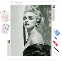 Madonna Black White | Diamond Painting