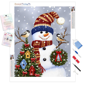 Christmas Snowman | Diamond Painting