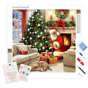 Christmas Eve Santa | Diamond Painting