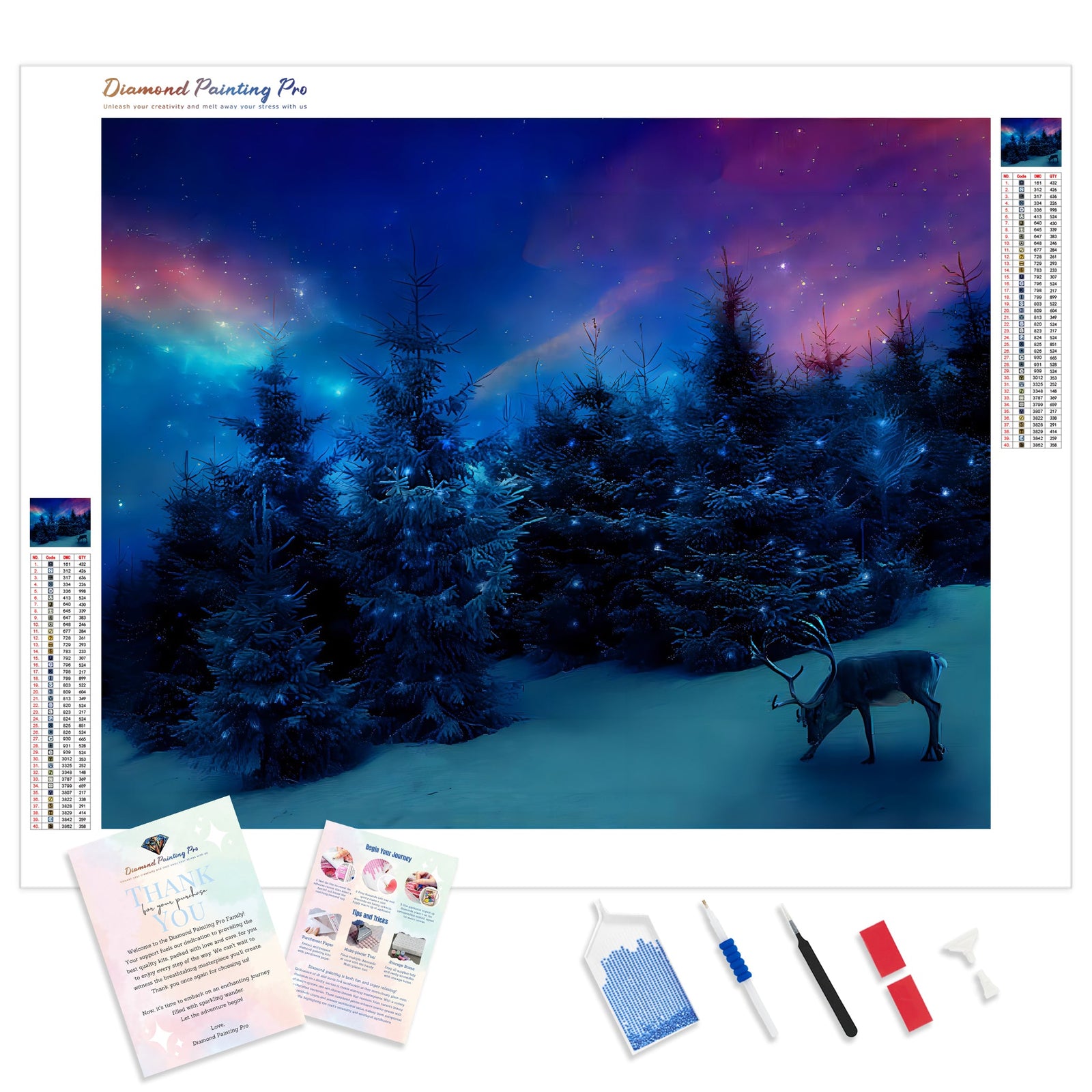 Christmas Spirit | Diamond Painting Kit - Full Drill - Square or Round Diamonds with AB Drills Option