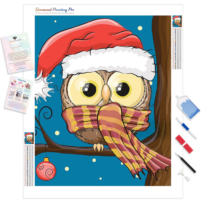 Christmas Owl | Diamond Painting