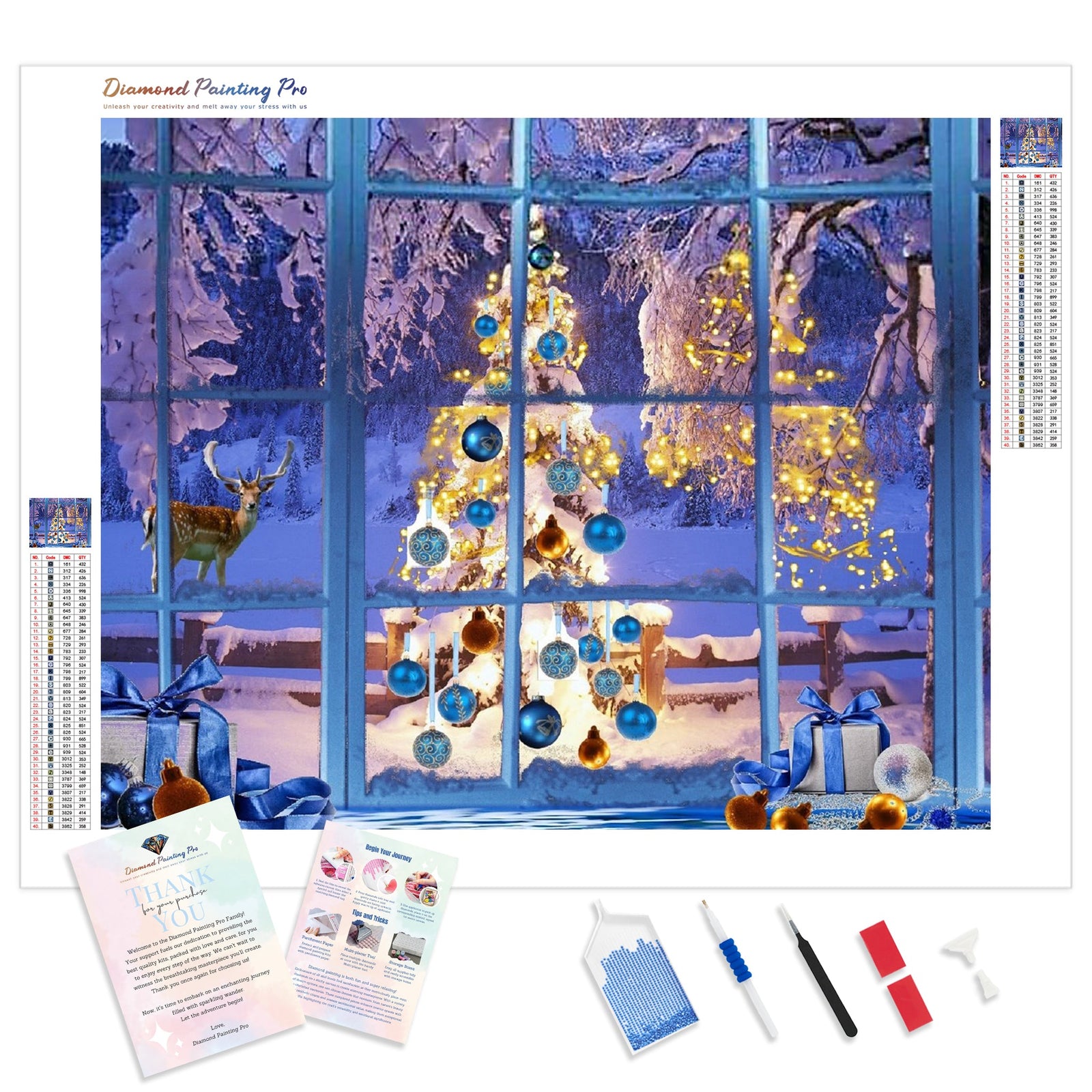 Outside My Window | Diamond Painting Kit - Full Drill - Square or Round Diamonds with AB Drills Option