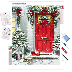 Red Door | Diamond Painting