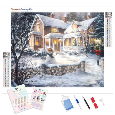 Christmas Snow Scenic | Diamond Painting