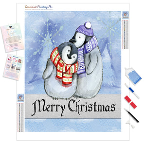 Christmas Penguins | Diamond Painting