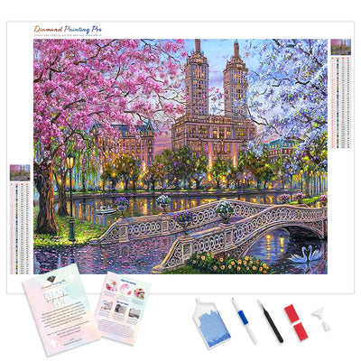 New York Central Park | Diamond Painting Kit - Full Drill - Square or Round Diamonds with AB Drills Option