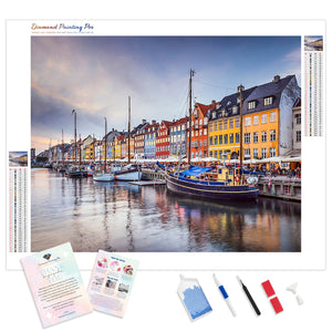 Copenhagen Harbor | Diamond Painting