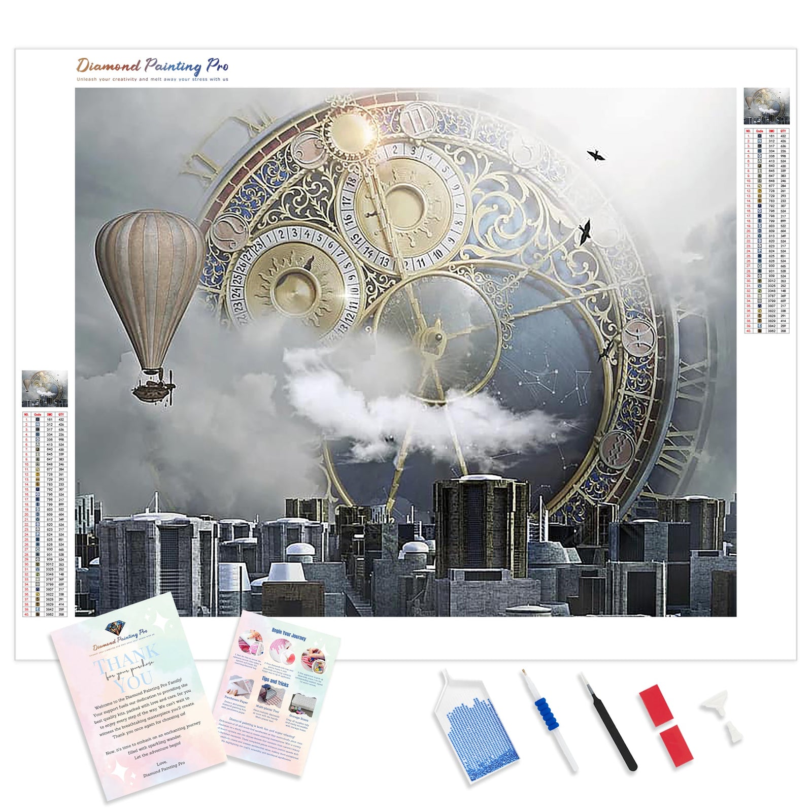 Steampunk Takeover | Diamond Painting Kit - Full Drill - Square or Round Diamonds with AB Drills Option