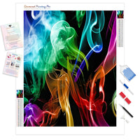 Colorful Light Smoke | Diamond Painting