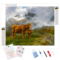 Highland Cattle | Diamond Painting