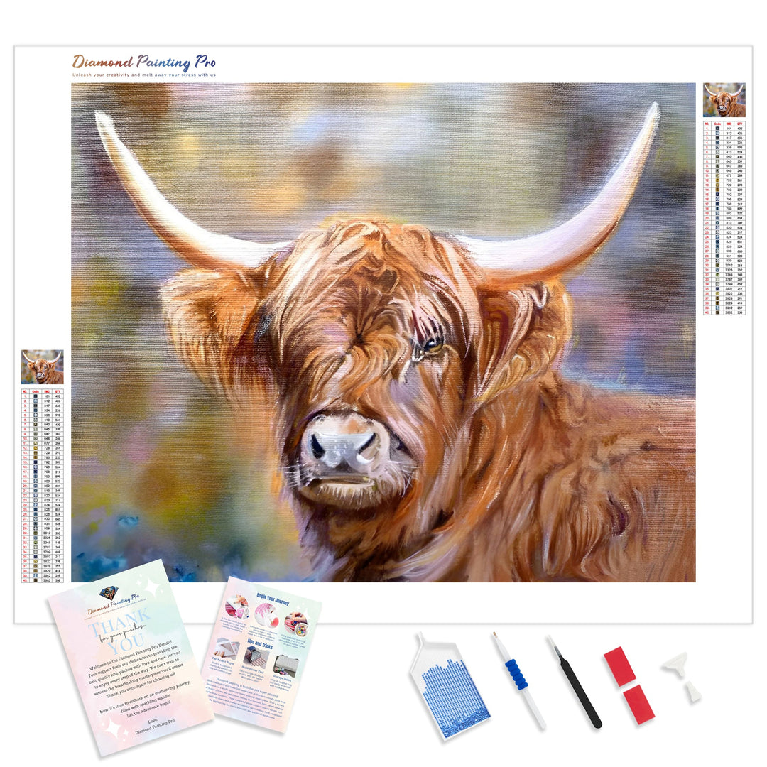 Highland Cow | Diamond Painting