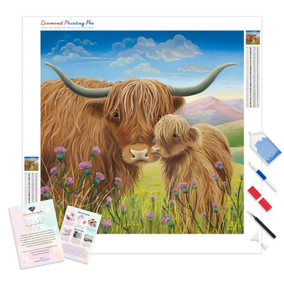 Highland Cows | Diamond Painting