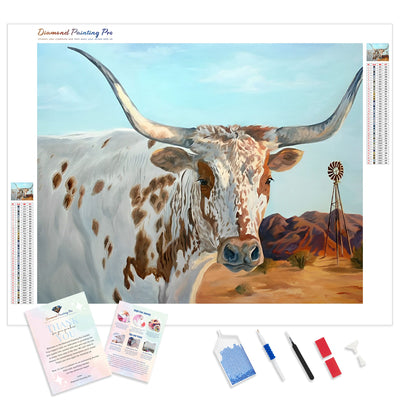 Longhorn Cattle | Diamond Painting