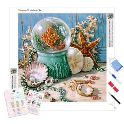 Ocean Wonders Crystal | Diamond Painting Kit - Full Drill - Square or Round Diamonds with AB Drills Option