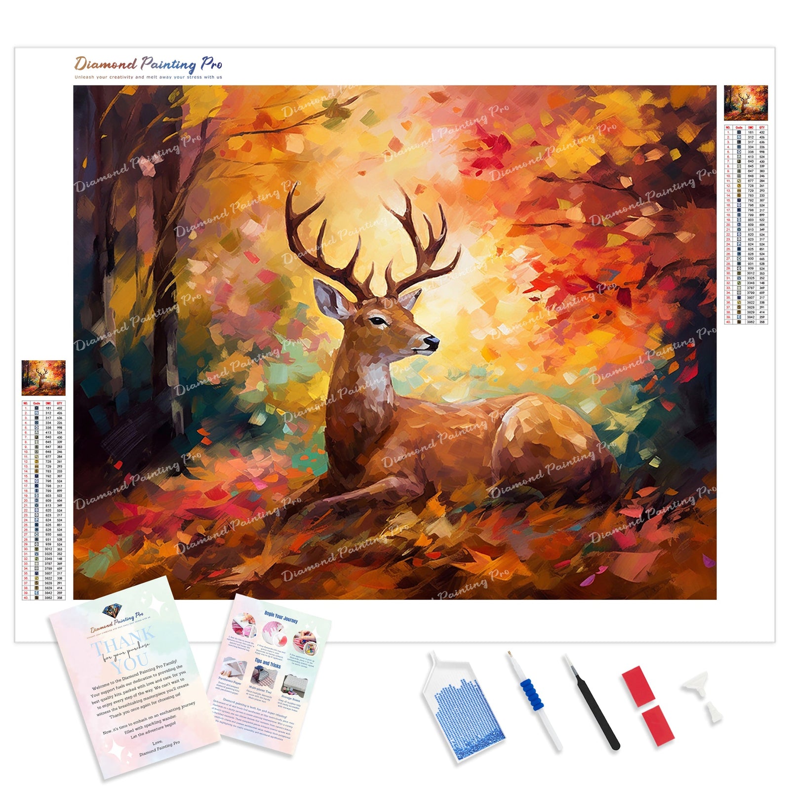 Serenity in the Woods | Diamond Painting Kit - Full Drill - Square or Round Diamonds with AB Drills Option