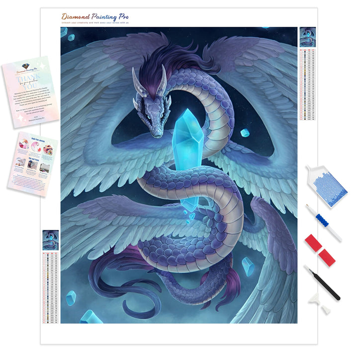 Cute Amphiptere Dragon | Diamond Painting