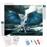 Large Dragon | Diamond Painting Kit - Full Drill - Square or Round Diamonds with AB Drills Option
