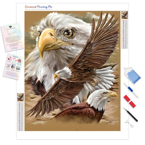 Eagle Flying | Diamond Painting