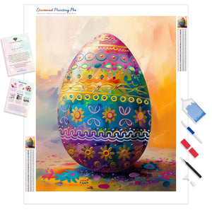 Rainbow Easter Egg | Diamond Painting