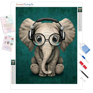 Cute Baby Elephant | Diamond Painting