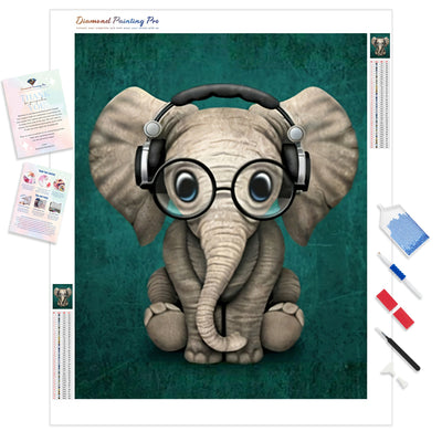 Cute Baby Elephant | Diamond Painting