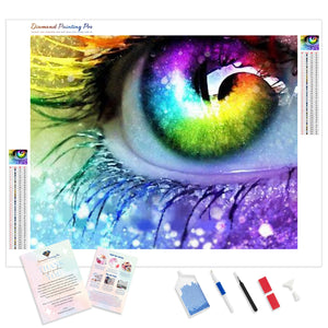 Rainbow Eyes | Diamond Painting