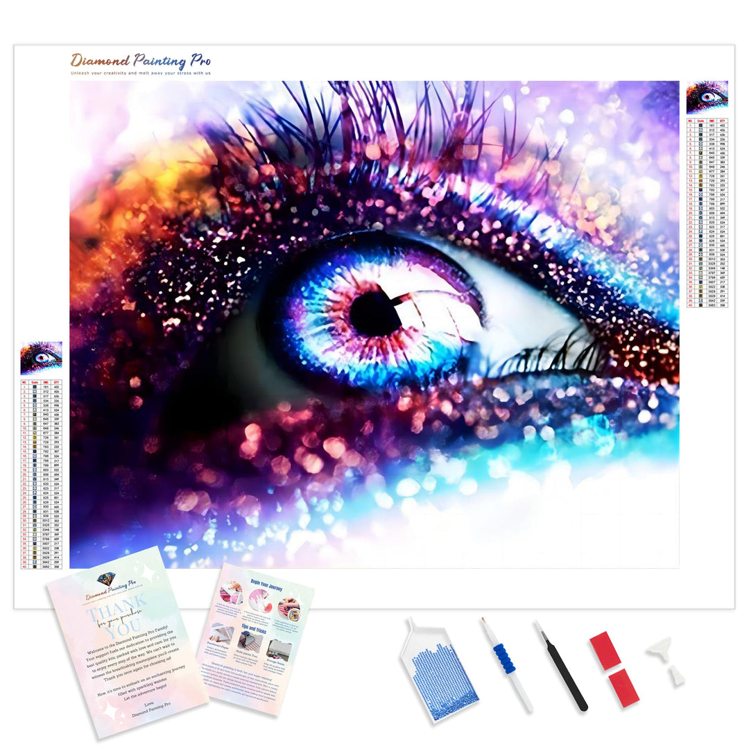 Mystic Eyes | Diamond Painting Kit - Full Drill - Square or Round Diamonds with AB Drills Option