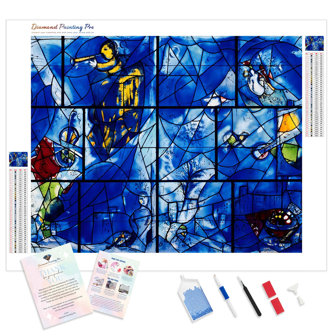 America Windows | Diamond Painting Kit - Full Drill - Square or Round Diamonds with AB Drills Option