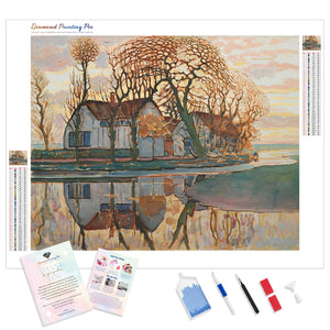 Farm near Duivendrecht | Diamond Painting