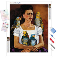 Me and My Parro t- Frida Kahlo | Diamond Painting