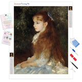 Portrait of Irène Cahen d'Anvers | Diamond Painting Kit - Full Drill - Square or Round Diamonds with AB Drills Option