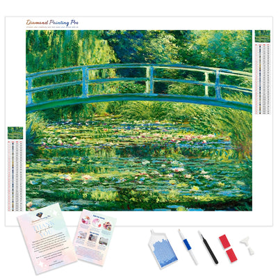 The Water Lily Pond - Claude Monet | Diamond Painting