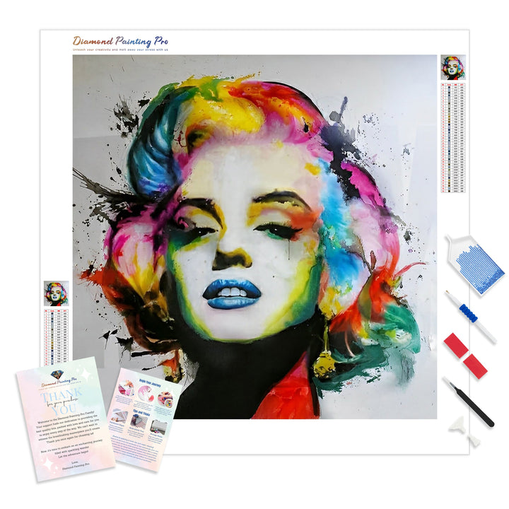 Rainbow Marilyn | Diamond Painting