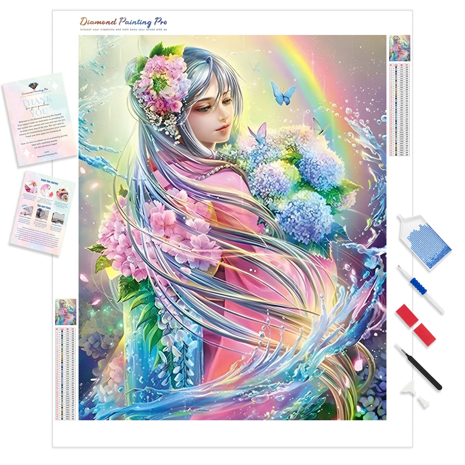 Fairy | Diamond Painting Kit - Full Drill - Square or Round Diamonds with AB Drills Option