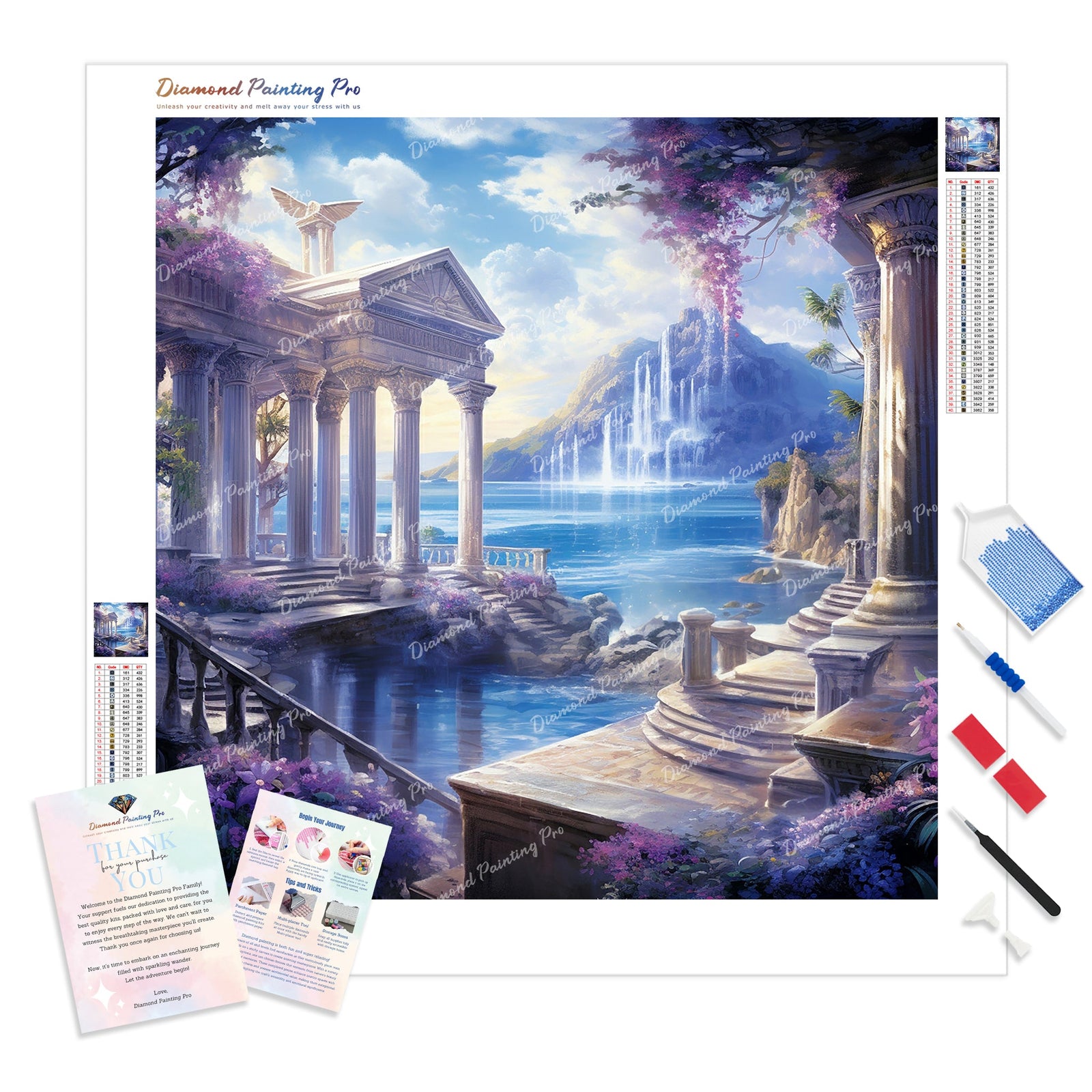 Dreamer's Paradise | Diamond Painting Kit - Full Drill - Square or Round Diamonds with AB Drills Option