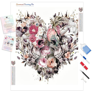 Love and Death | Diamond Painting Kit - Full Drill - Square or Round Diamonds with AB Drills Option