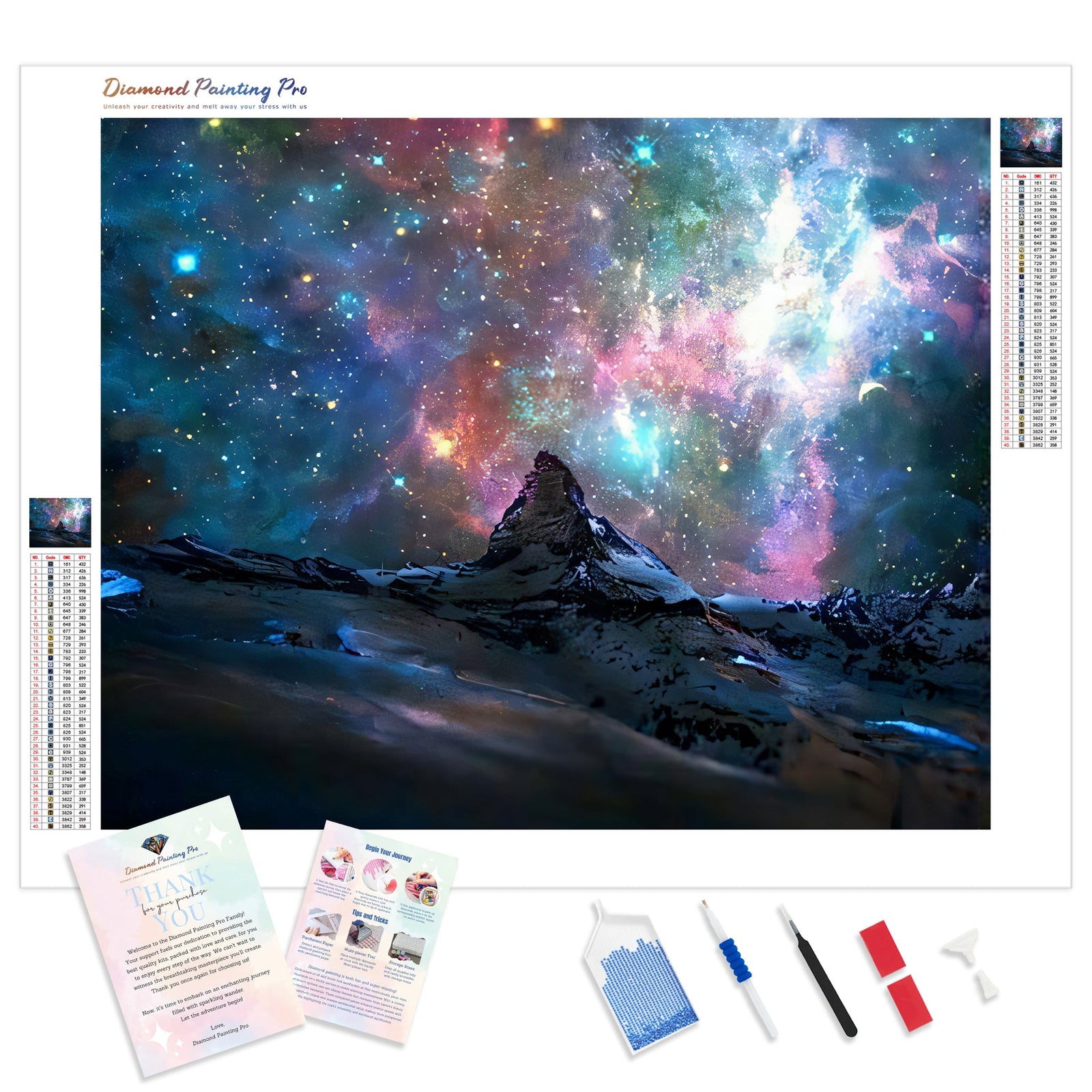 Fantasy Summit | Diamond Painting Kit - Full Drill - Square or Round Diamonds with AB Drills Option