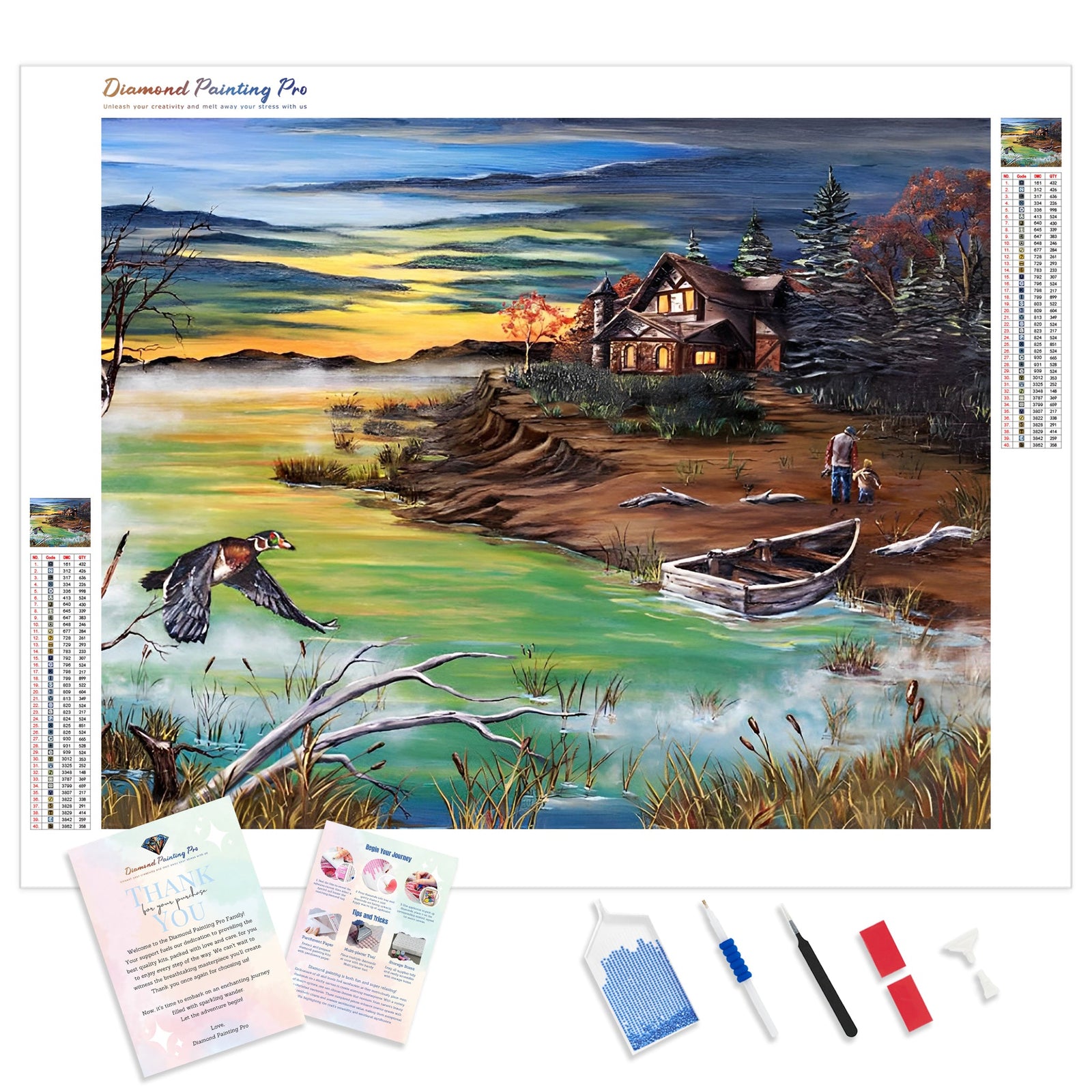 The Fisherman's Protege | Diamond Painting Kit - Full Drill - Square or Round Diamonds with AB Drills Option