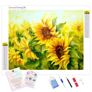 Beautiful Sunflowers | Diamond Painting