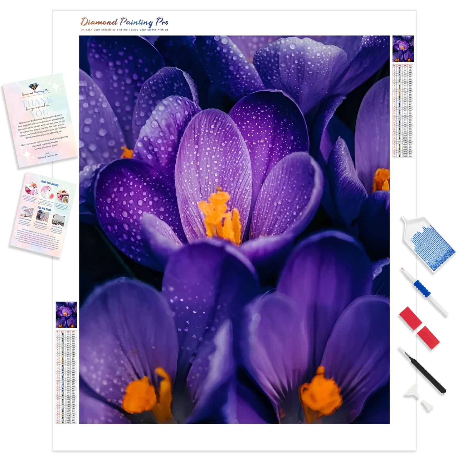 Pollen | Diamond Painting Kit - Full Drill - Square or Round Diamonds with AB Drills Option