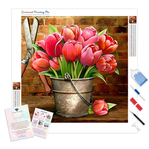 Pink Tulips | Diamond Painting