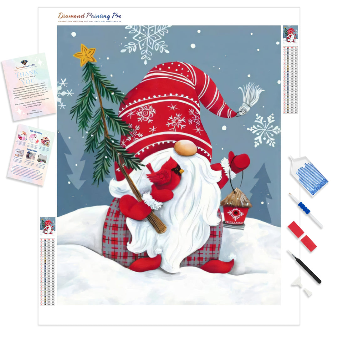 Christmas Snowman Gnomes | Diamond Painting