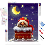 Cute Santa Claus | Diamond Painting Kit - Full Drill - Square or Round Diamonds with AB Drills Option